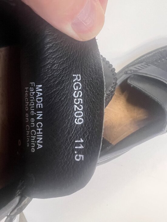 Robert Graham Hardwicke Leather Loafers Black 11.5 | RGS5209